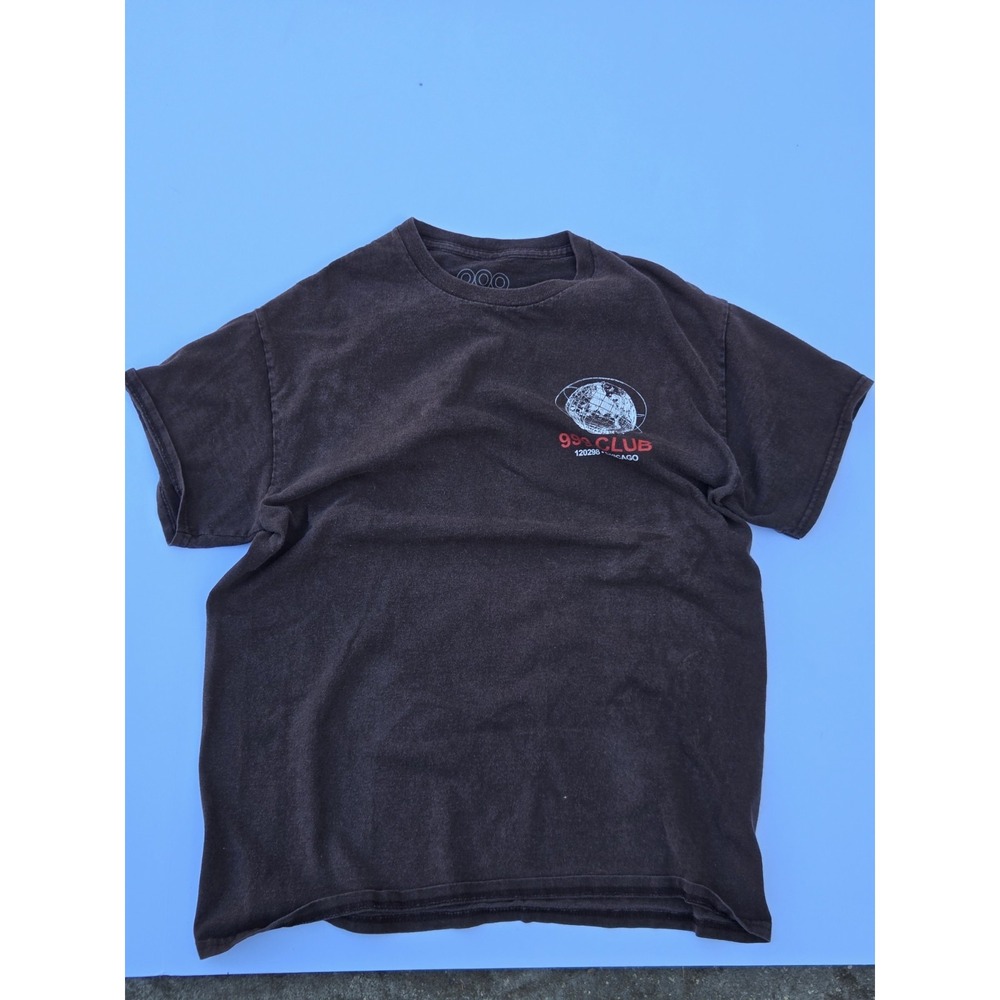 Juice‎ WRLD T-Shirt Let's Remain Positive Today Brown Vintage Wash Tee S 999 Clu